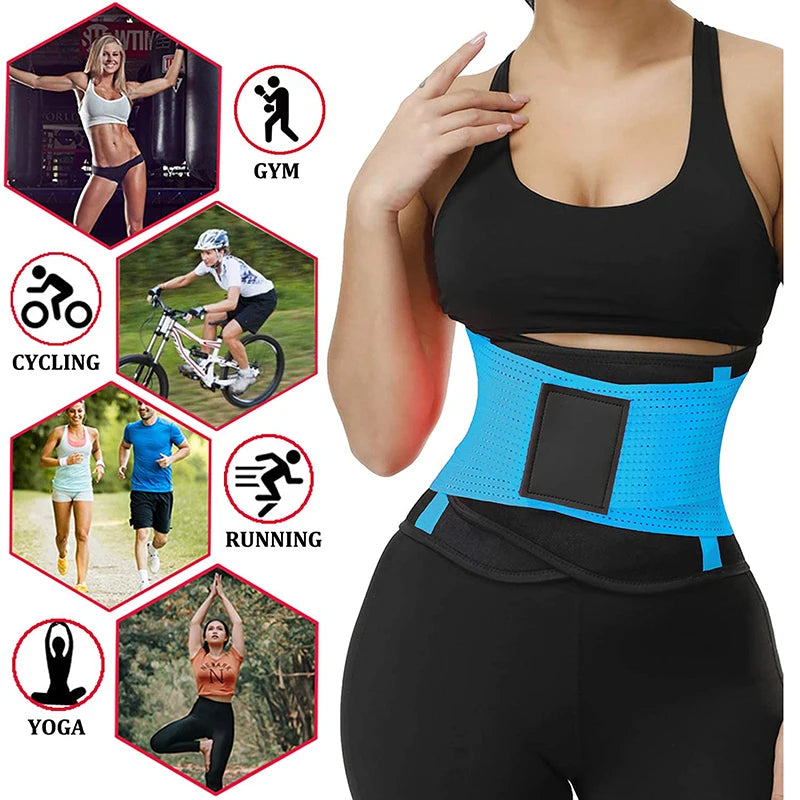 Fitness Thermo Body Shaper Waist Trainer Trimmer Corset Waist Belt Cincher Wrap Workout Shapewear Slimming